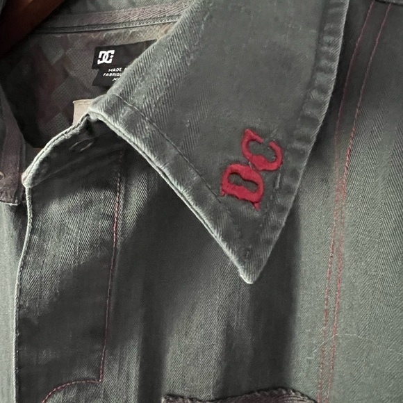 DC Army Green Shirt Jacket Size XL - Picture 5 of 11